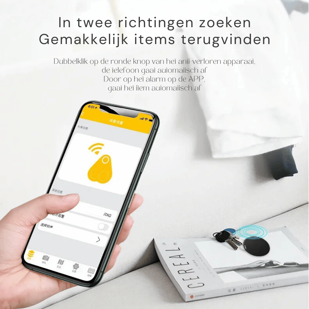 3x Mini GPS Tracker - Locator voor Auto en Sleutels