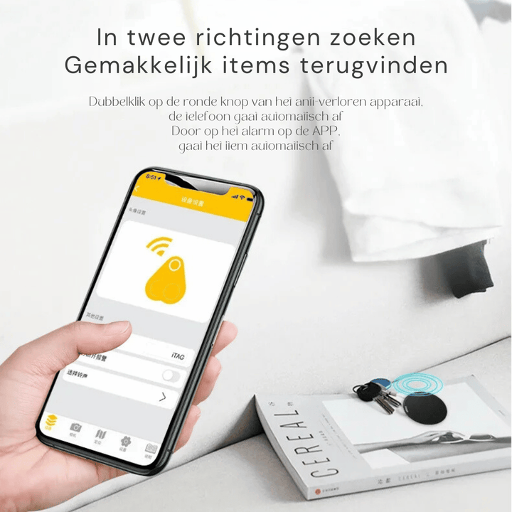 3x Mini GPS Tracker - Locator voor Auto en Sleutels
