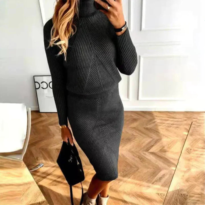 Gebreide pulloverjurk voor dames – Comfortabele stijl met dagelijkse warmte