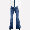 Vintage flared jeans voor heren