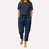 Dames Comfortabel Lange Mouwen Top & Broek Set