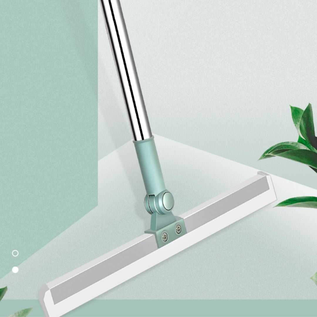 SiliconeSweep Pro Bezem | Geavanceerde ergonomische bezem met siliconen haren voor alle vloertypes