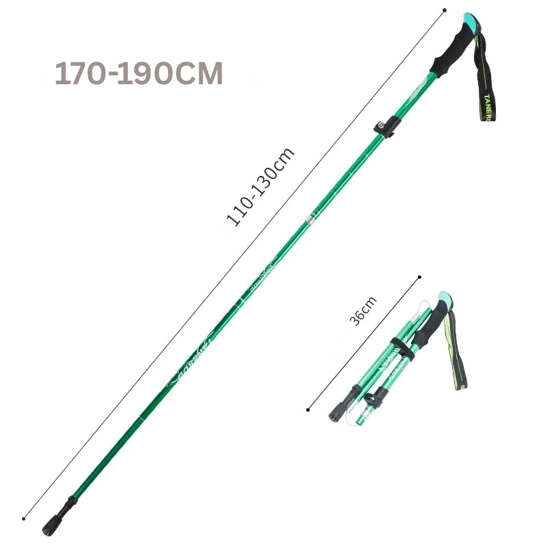 Opvouwbare Telescopische Wandelstok van Aluminium voor Outdoor & Senioren