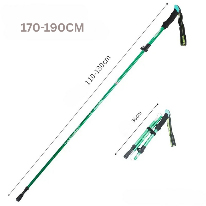 Opvouwbare Telescopische Wandelstok van Aluminium voor Outdoor & Senioren