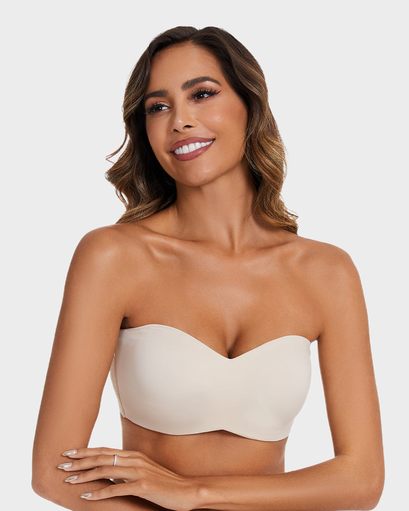 SKINZLINE - VOORGEVORMDE ANTISLIP STRAPLESS BH - NUDE