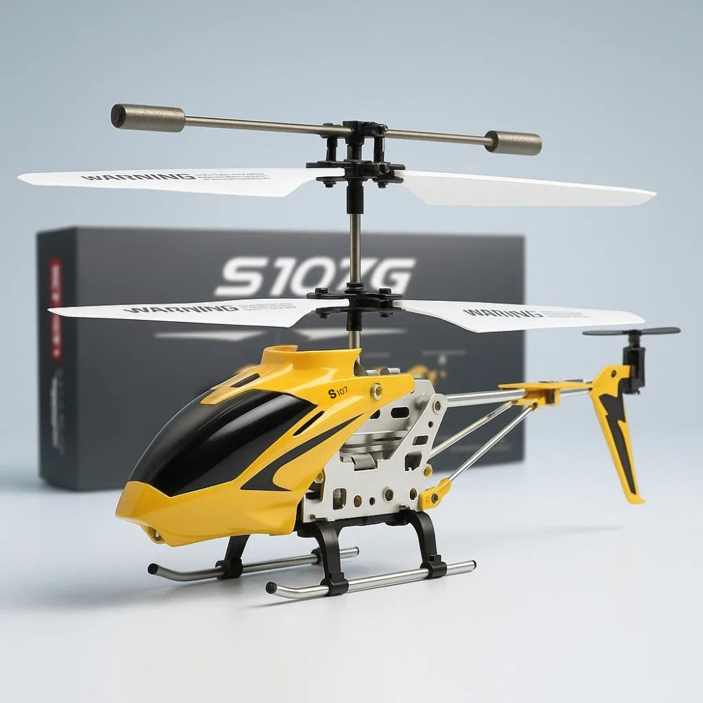 Hercules Onverwoestbare RC-Helikopter 3,5CH Mini RC-Helikopter met Gyroscoop Karmozijnrood
