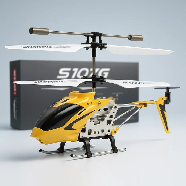Hercules Onverwoestbare RC-Helikopter 3,5CH Mini RC-Helikopter met Gyroscoop Karmozijnrood