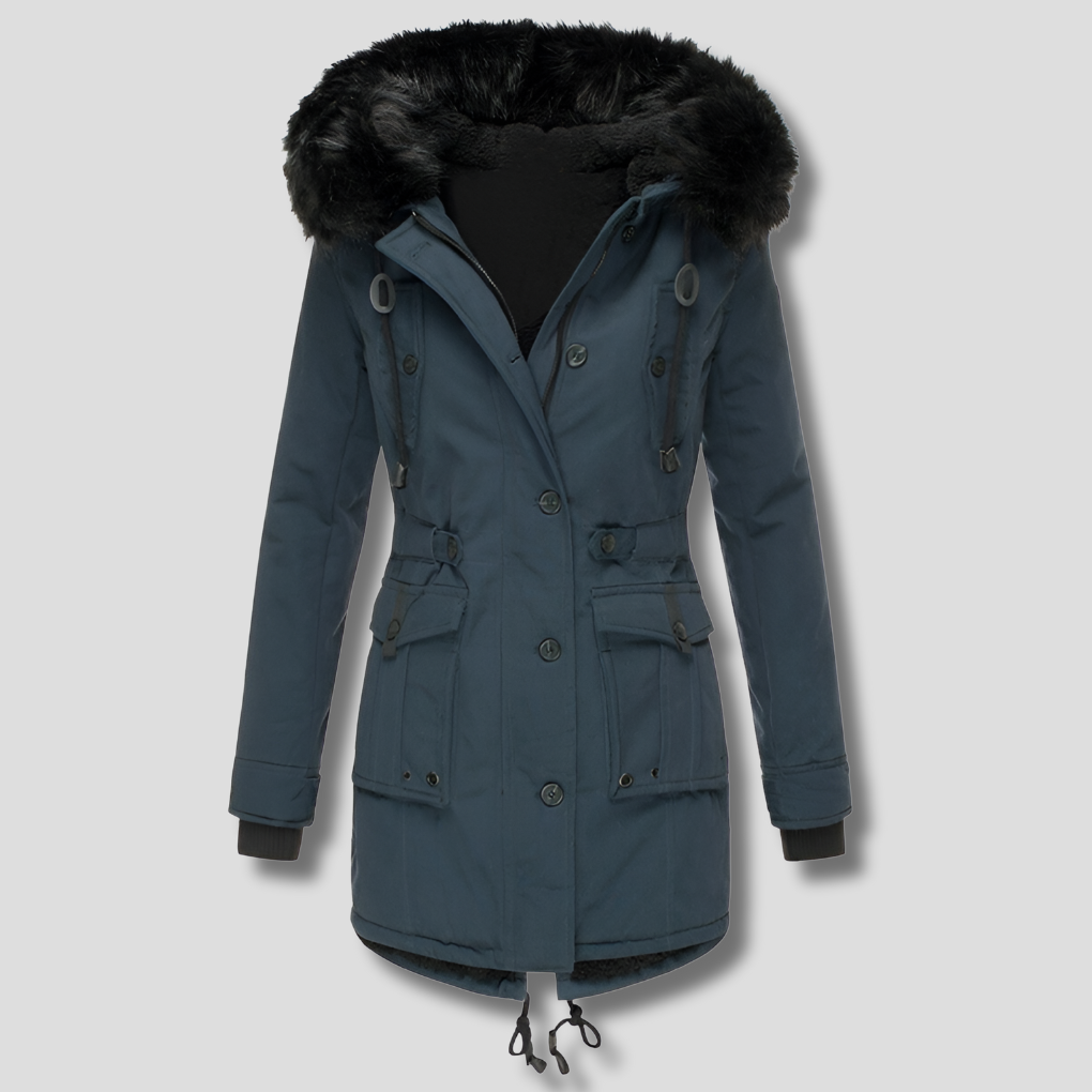 Warme Winterjas met Capuchon voor Dames