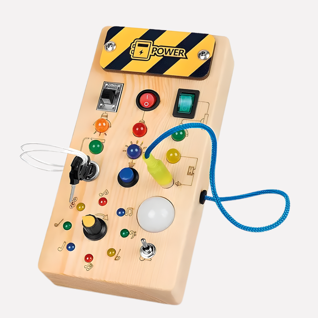 Montessori Drukbord met LED-lampen