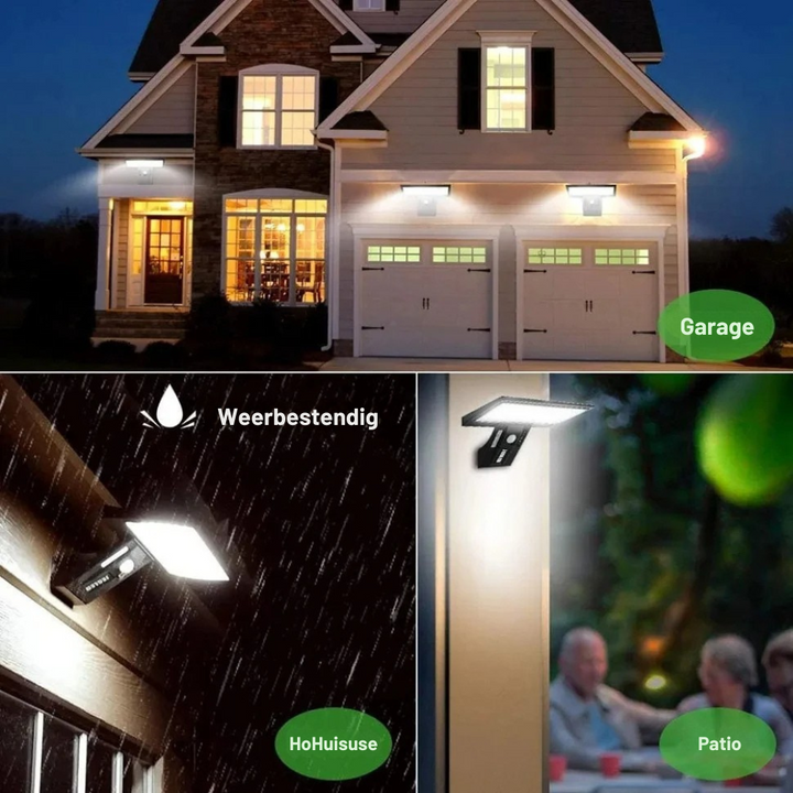 IP65 Waterdichte Buitenlamp met Sensor voor Tuin & Gevel