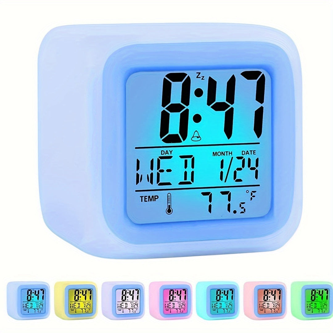 Digitale LED-klok met temperatuurweergave – Stil en helder voor elke ruimte