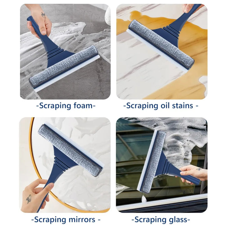 2-in-1 Raamtrekker met Schrobber – Clario