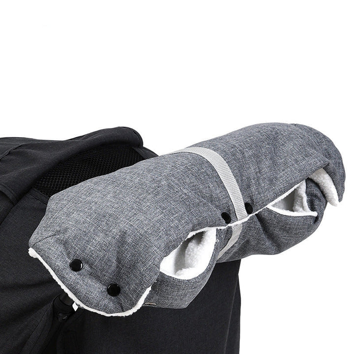 Warme handmof voor de kinderwagen – wind- en waterdicht