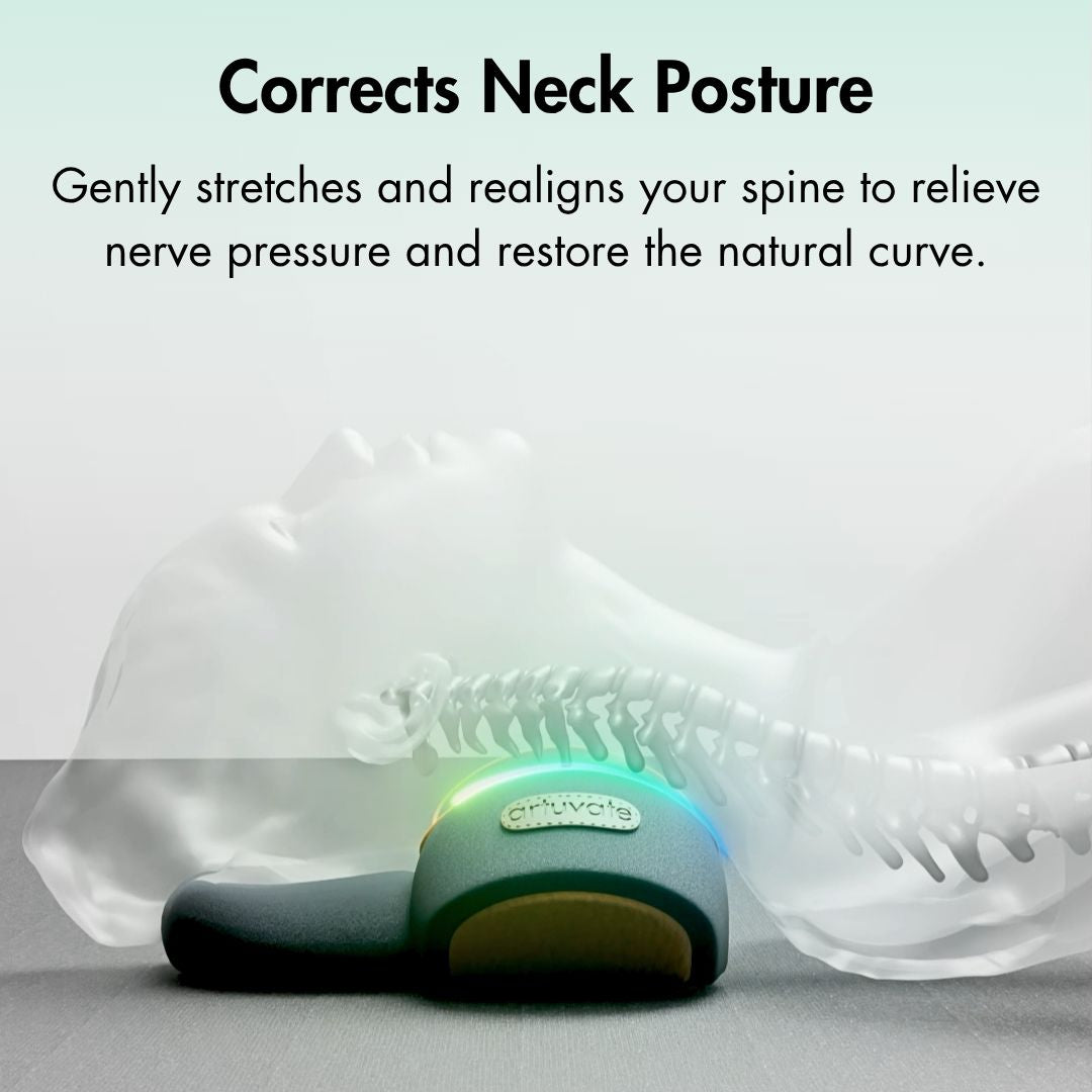 Nekmassager met Warmte en Vibratie en Houdingsondersteuning