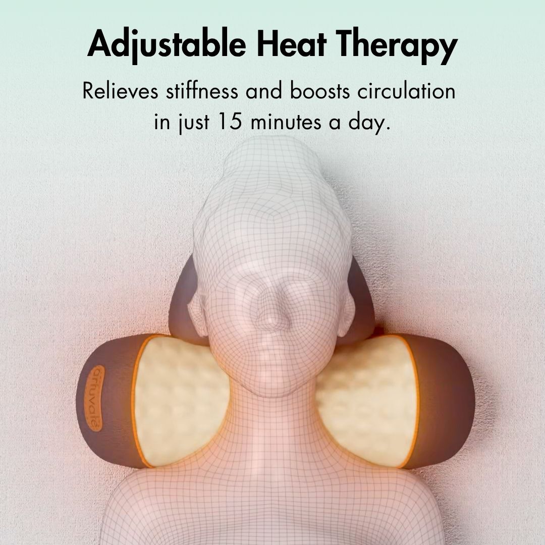 Nekmassager met Warmte en Vibratie en Houdingsondersteuning
