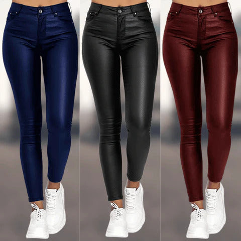 Elegante en Comfortabele Damesbroek - glimmende stof