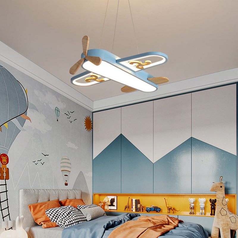 LED Vliegtuig Kinderkamer Hanglamp - SkyFlyer