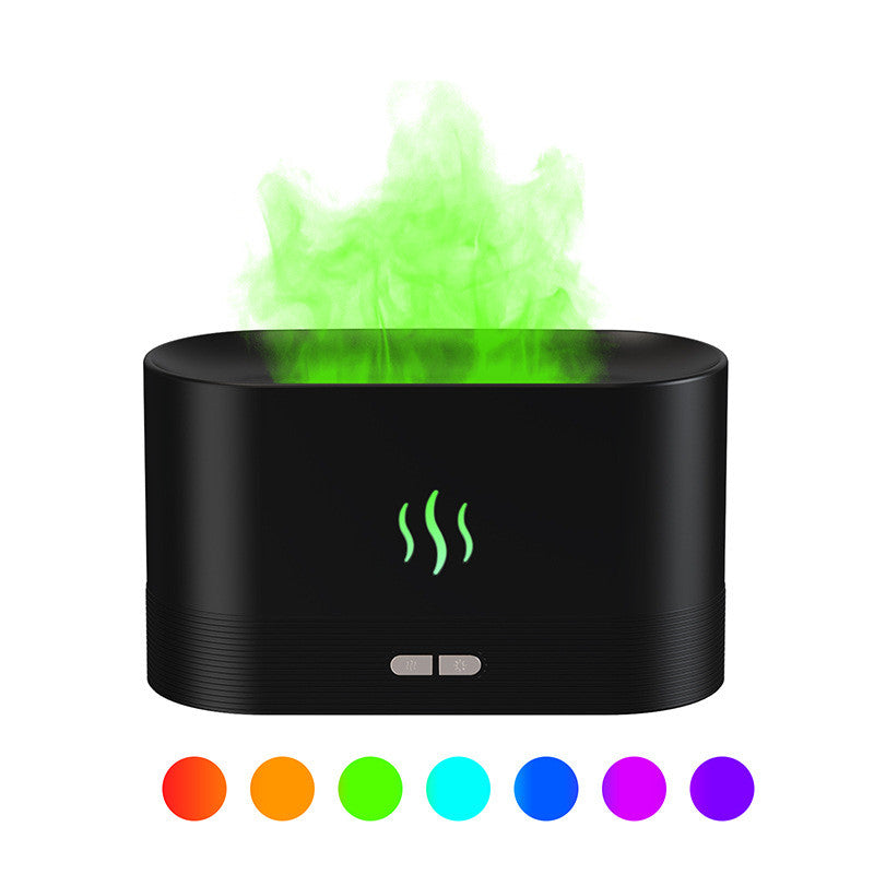 Aroma diffuser met vlameffect, rustige of levendige vlam
