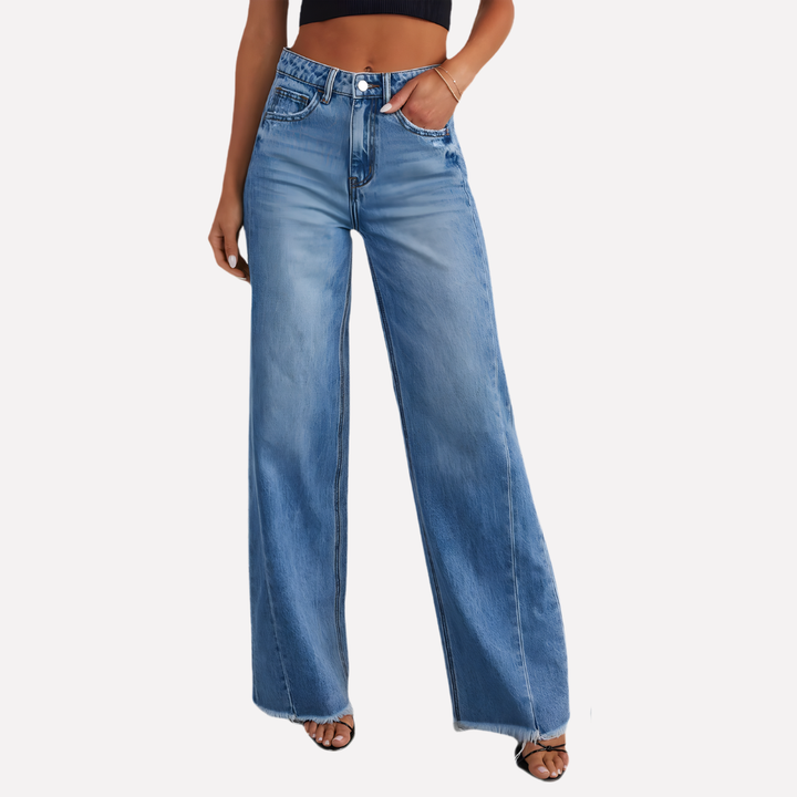 Vrouwen Wijd Pijp Jeans