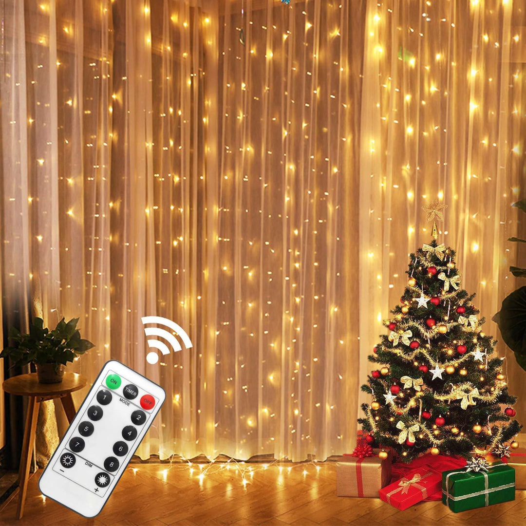 Led-lichtgordijn met USB en afstandsbediening