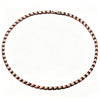 Unisex gevlochten ketting van rood koper