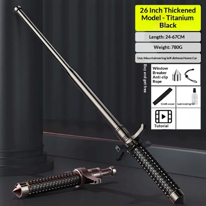 Automatisch opvouwbare wandelstok