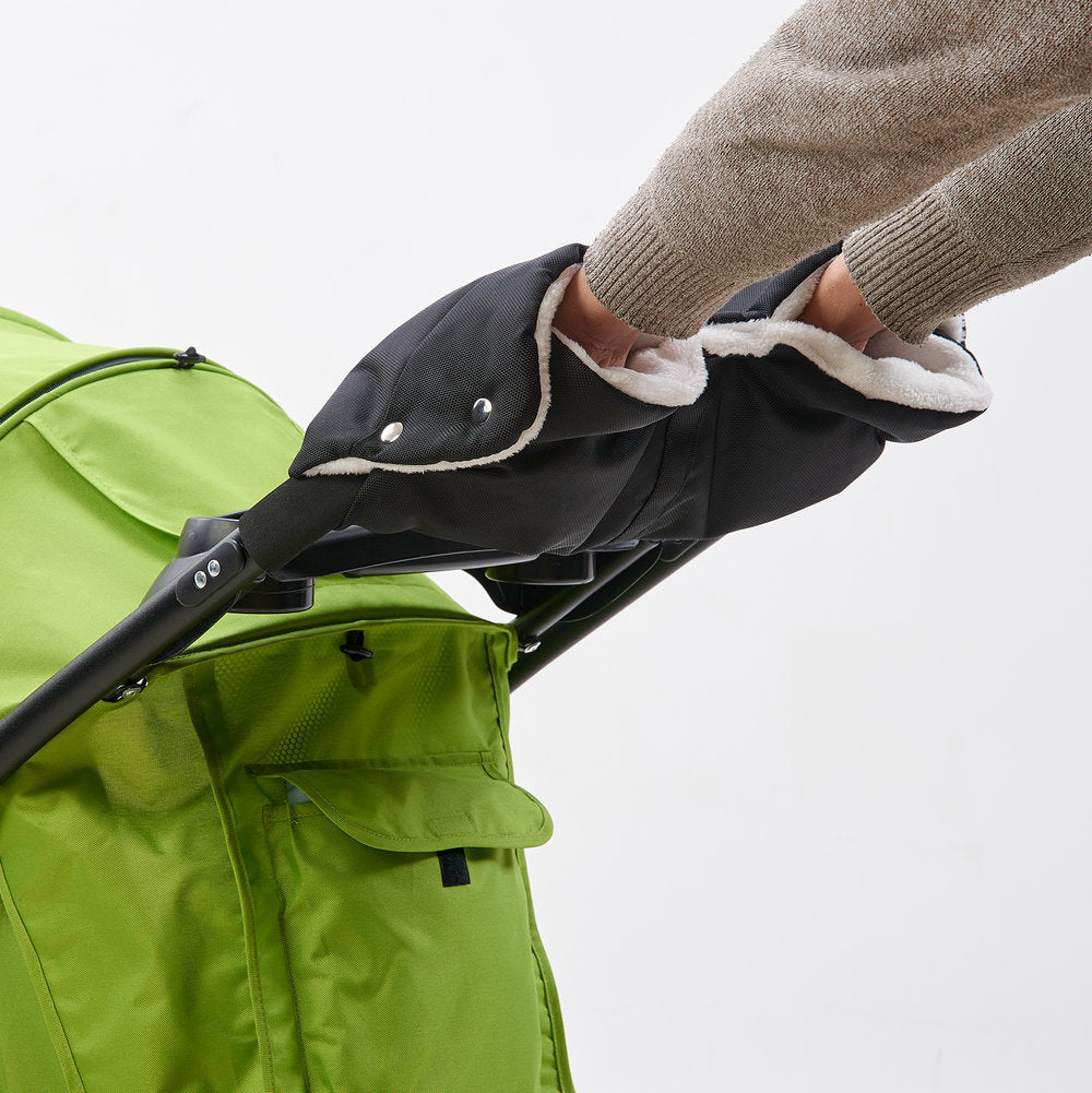 Warme handmof voor de kinderwagen – wind- en waterdicht