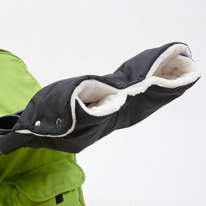 Warme handmof voor de kinderwagen – wind- en waterdicht