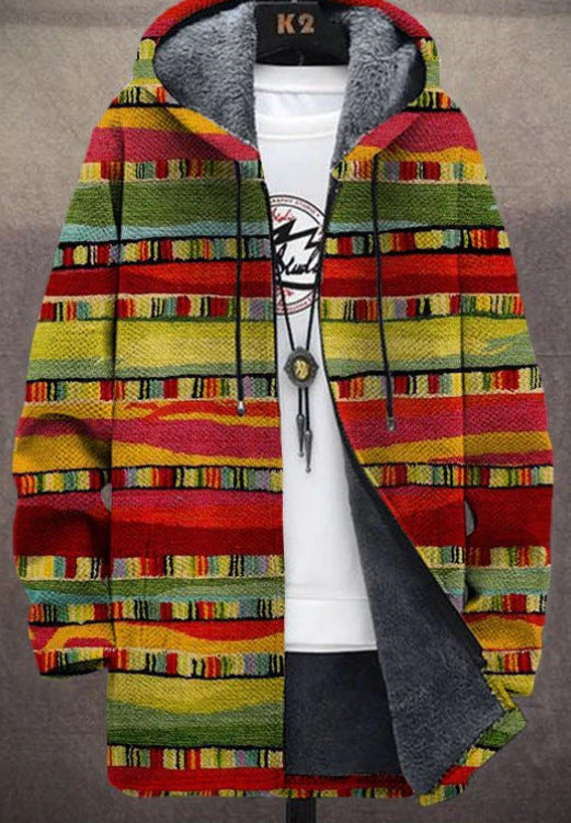 Retro colorblock-vest voor heren