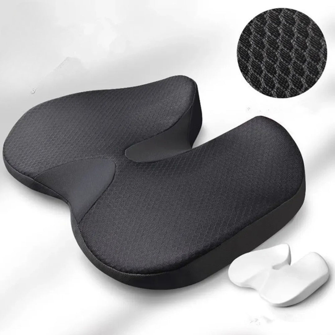 Orthopedisch autostoelkussen – Comfortabel kussen met antislip onderkant voor betere ondersteuning