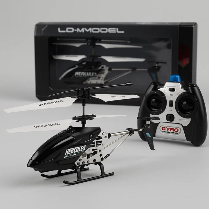 Hercules Onverwoestbare RC-Helikopter 3,5CH Mini RC-Helikopter met Gyroscoop Karmozijnrood