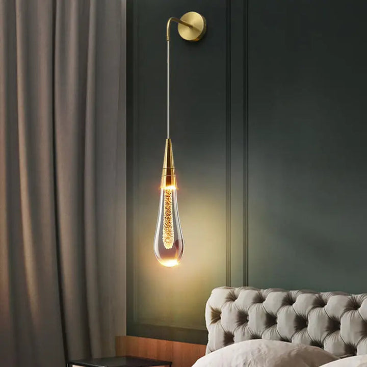 Wandlamp in Druppelvorm met Warme Gloed - Solena