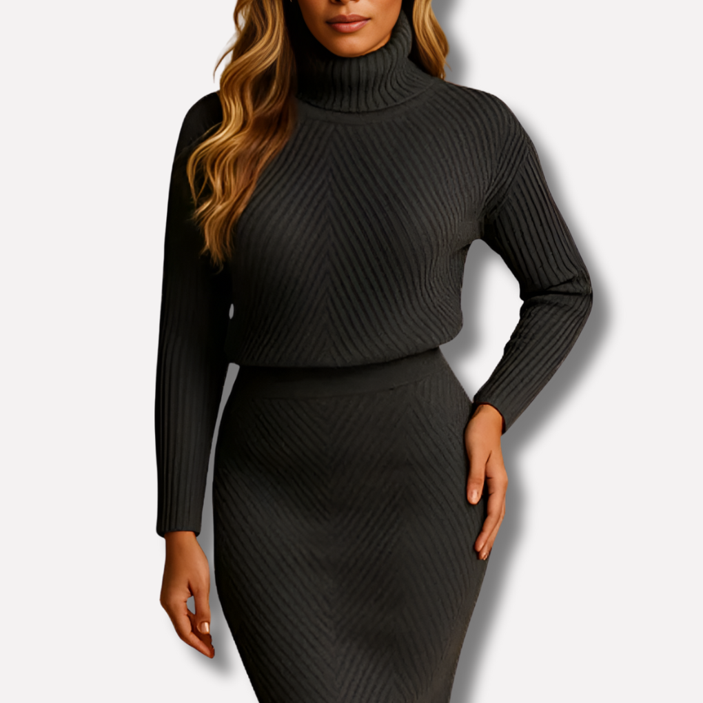 Dames Winter Midi Jurk