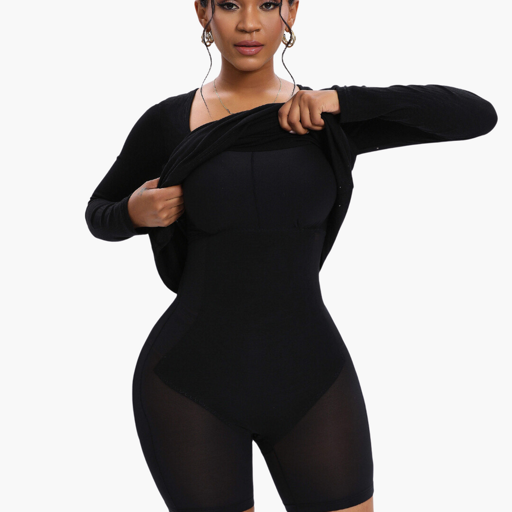 
                  
                    2-in-1 Long Sleeve Shapewear Jurk met Ingebouwd Korset
                  
                