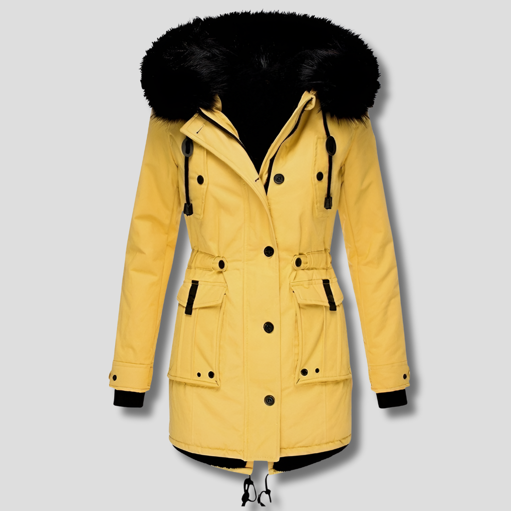 Warme Winterjas met Capuchon voor Dames