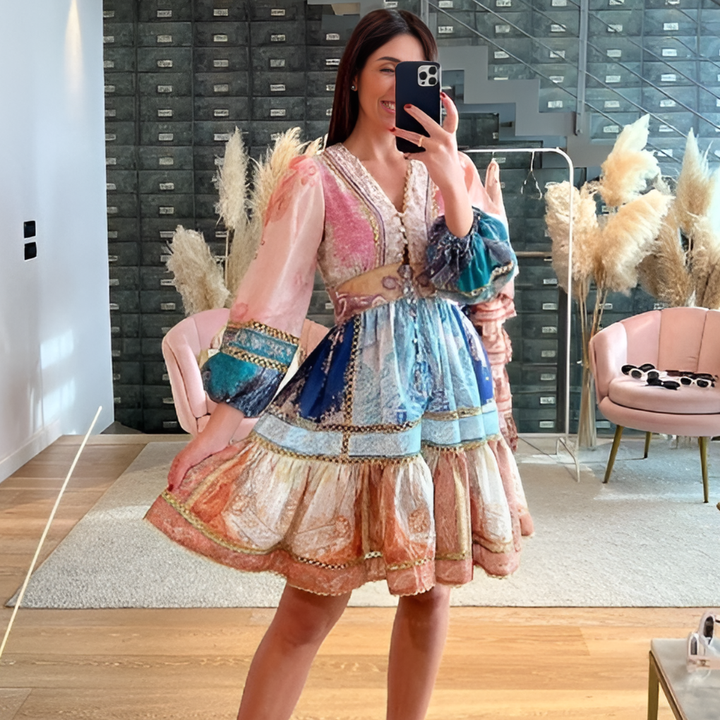 Maxi en mini bohemian jurk