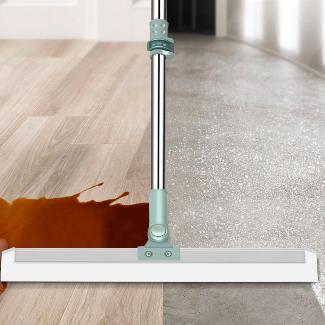 SiliconeSweep Pro Bezem | Geavanceerde ergonomische bezem met siliconen haren voor alle vloertypes