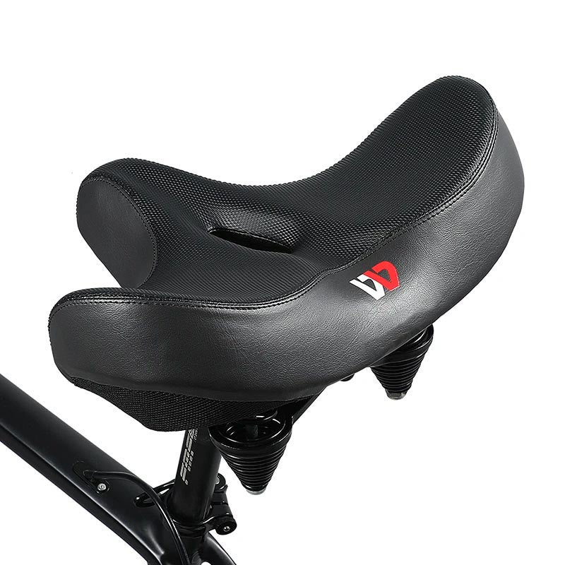 Comfortabele fietszadel met extra brede zit