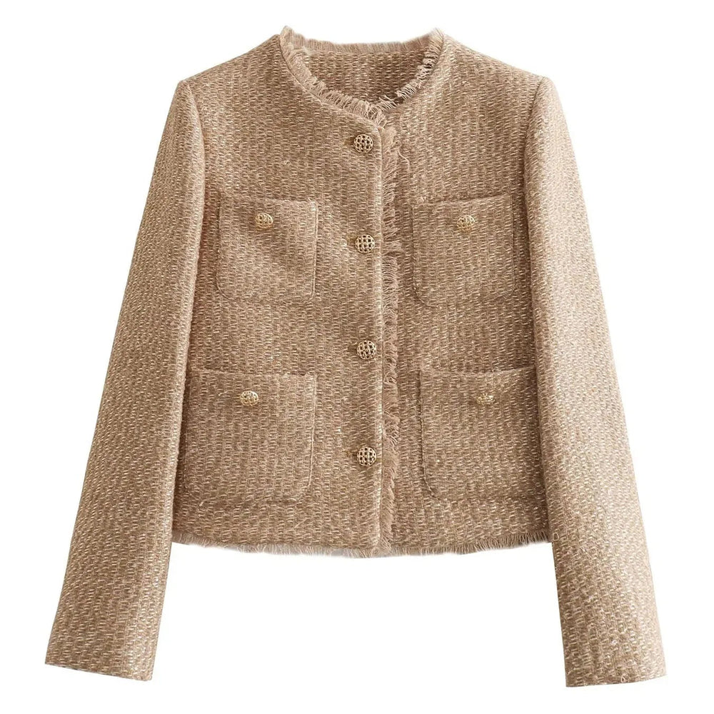 
                  
                    Sophia - Tijdloos Tweed Vest voor Dames - SkinzLine
                  
                