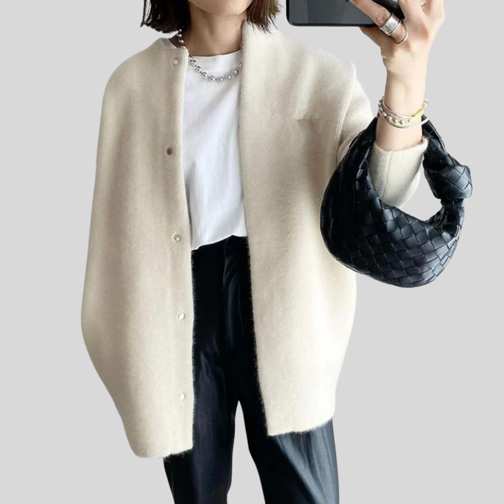 Elegante cardigan – verfijnde gebreide laag
