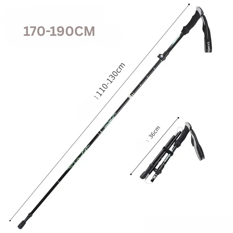 Opvouwbare Telescopische Wandelstok van Aluminium voor Outdoor & Senioren