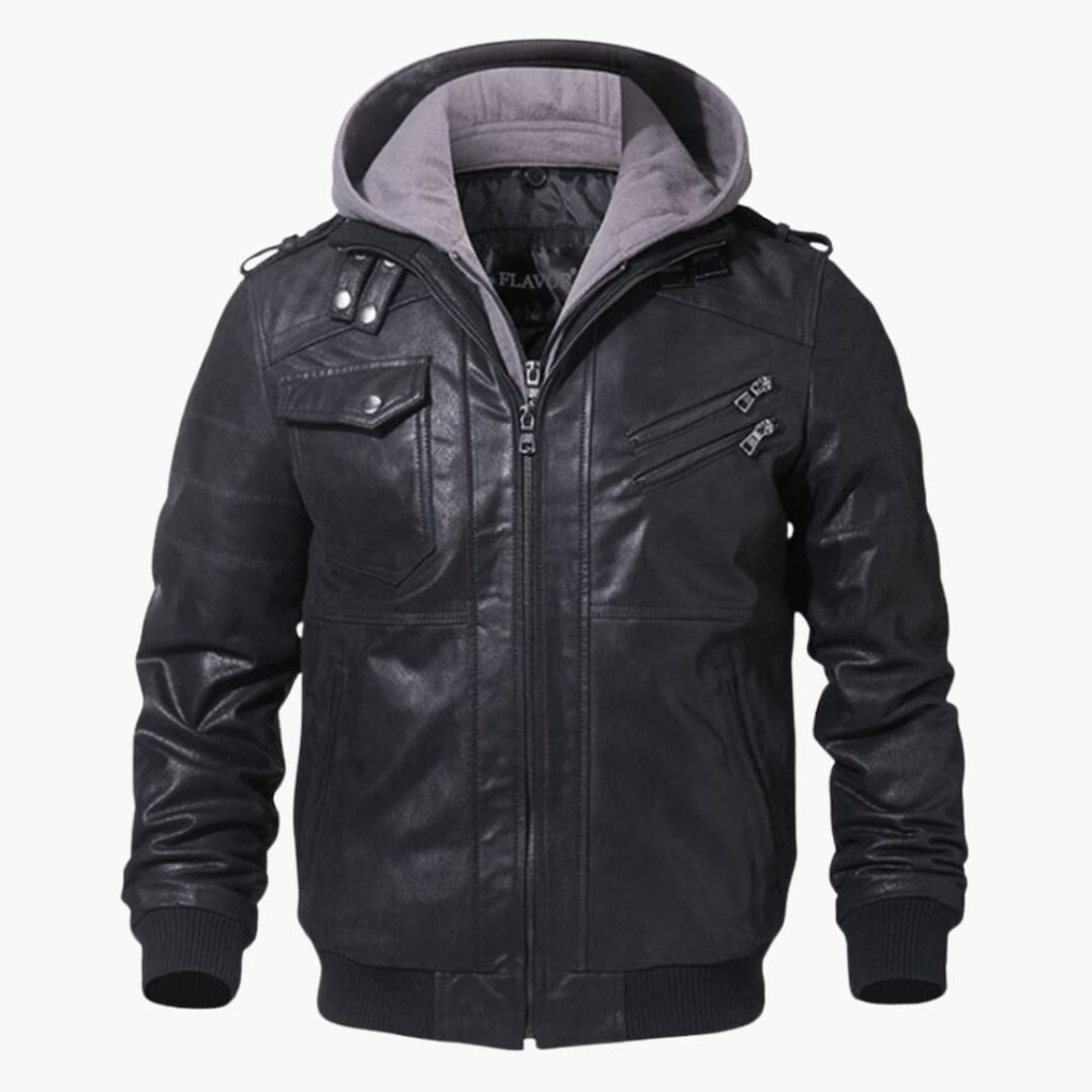 Heren Hooded Jacket met Meerdere Zakjes
