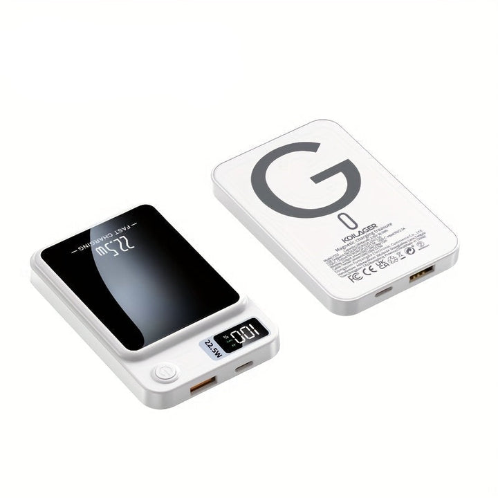 Magnetische Powerbank – Ultradun met Supersnel Draadloos Opladen