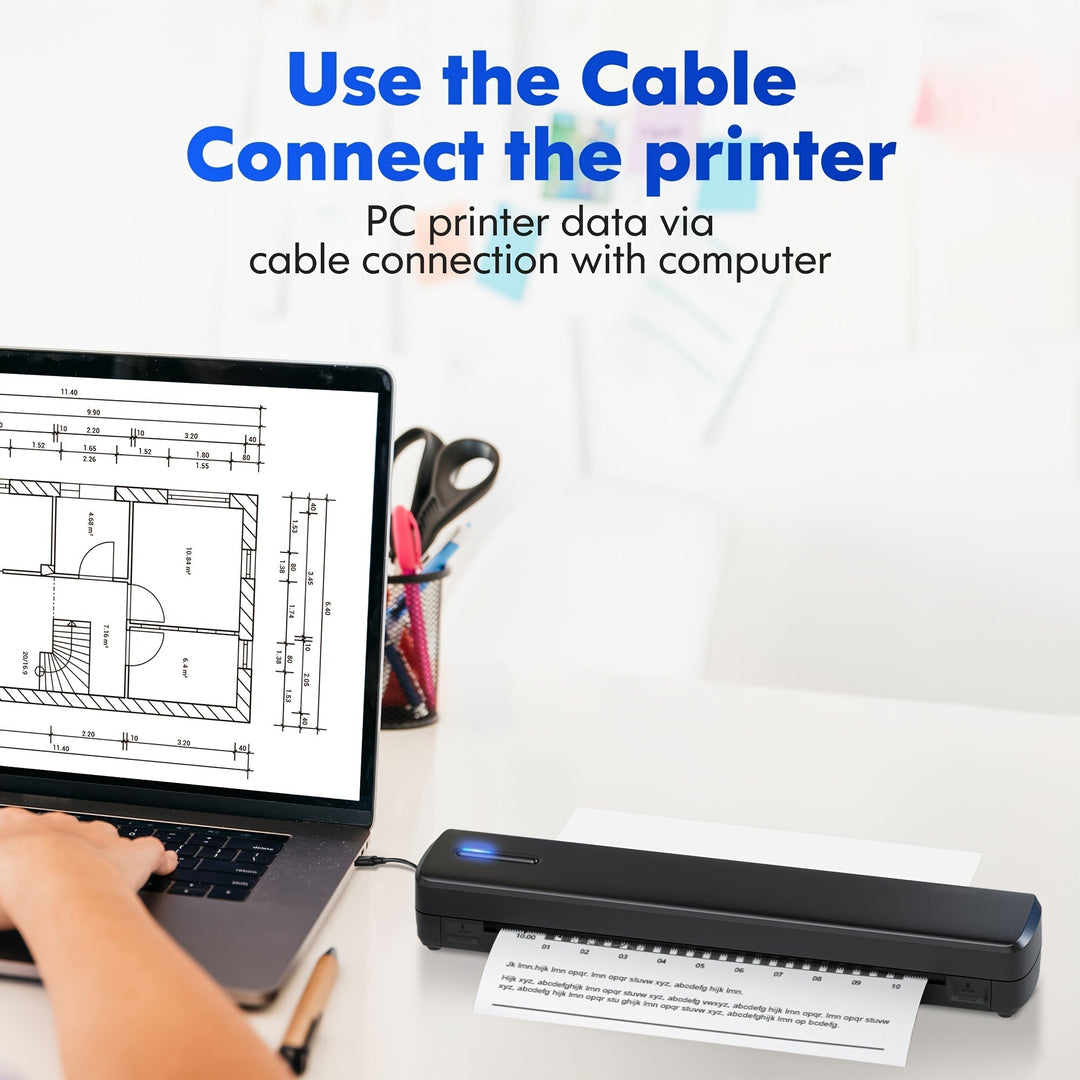 MiniThermo Draadloze Printer – Compact Printgemak voor Onderweg