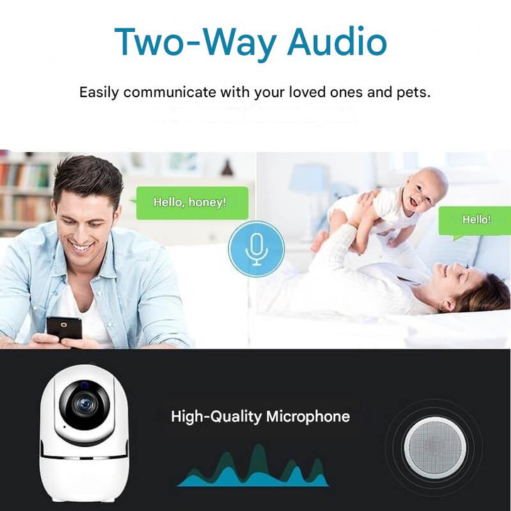 Draaibare WiFi Binnencamera – HomeView Mini