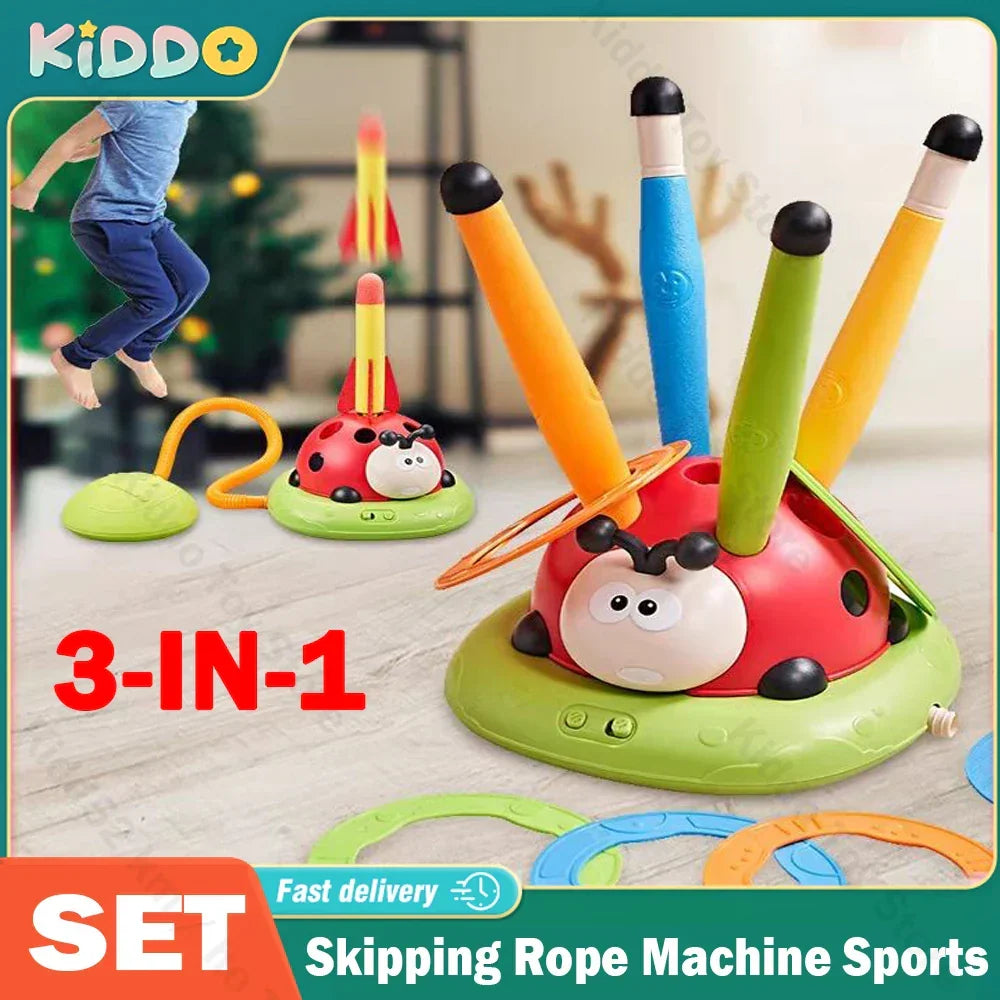 3-in-1 Sportspeelgoed - Springmachine