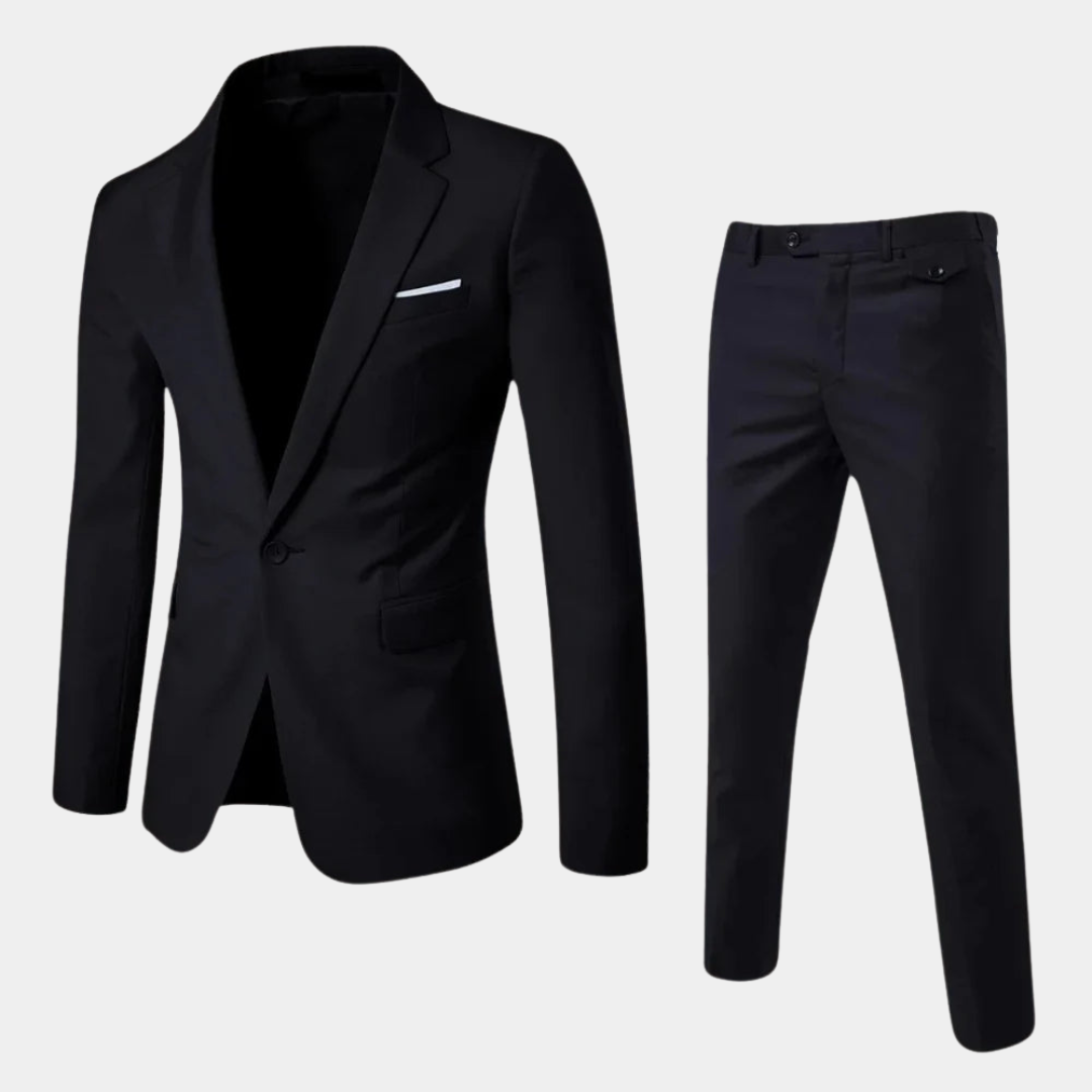 Elegant 2-delig Herenpak met Blazer en Pantalon
