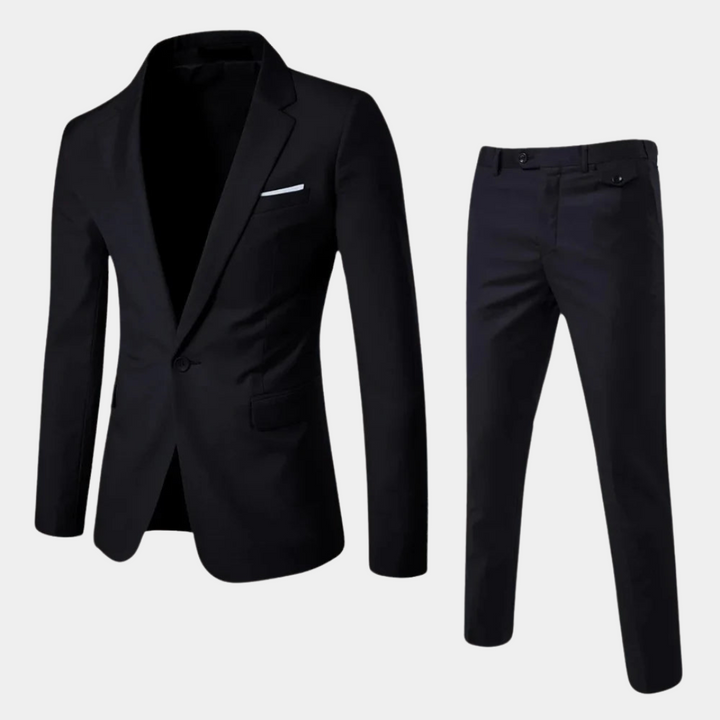 Elegant 2-delig Herenpak met Blazer en Pantalon