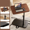 In hoogte verstelbare rolbare laptoptafel met 360° draaibaar tafelblad, 45–80 cm, draagvermogen 30 kg