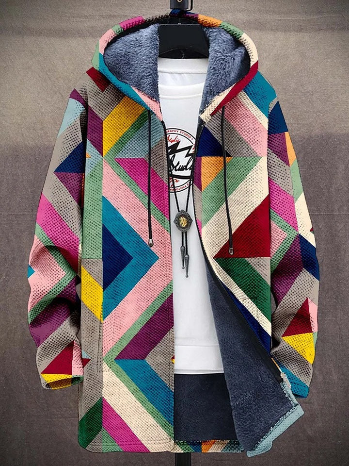 Retro colorblock-vest voor heren